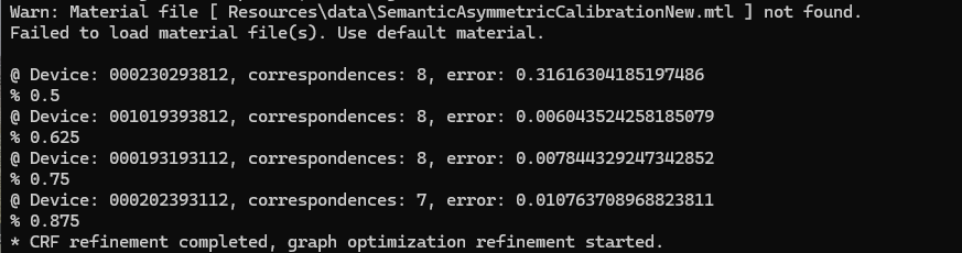 Calibration error example
